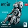 RESKIT RSF48-0012 F-35A LIGHTNING II PILOT SITTING IN LATE MODIFICATION EJECTION SEATS (TYPE 1) (3D PRINTED) 1/48